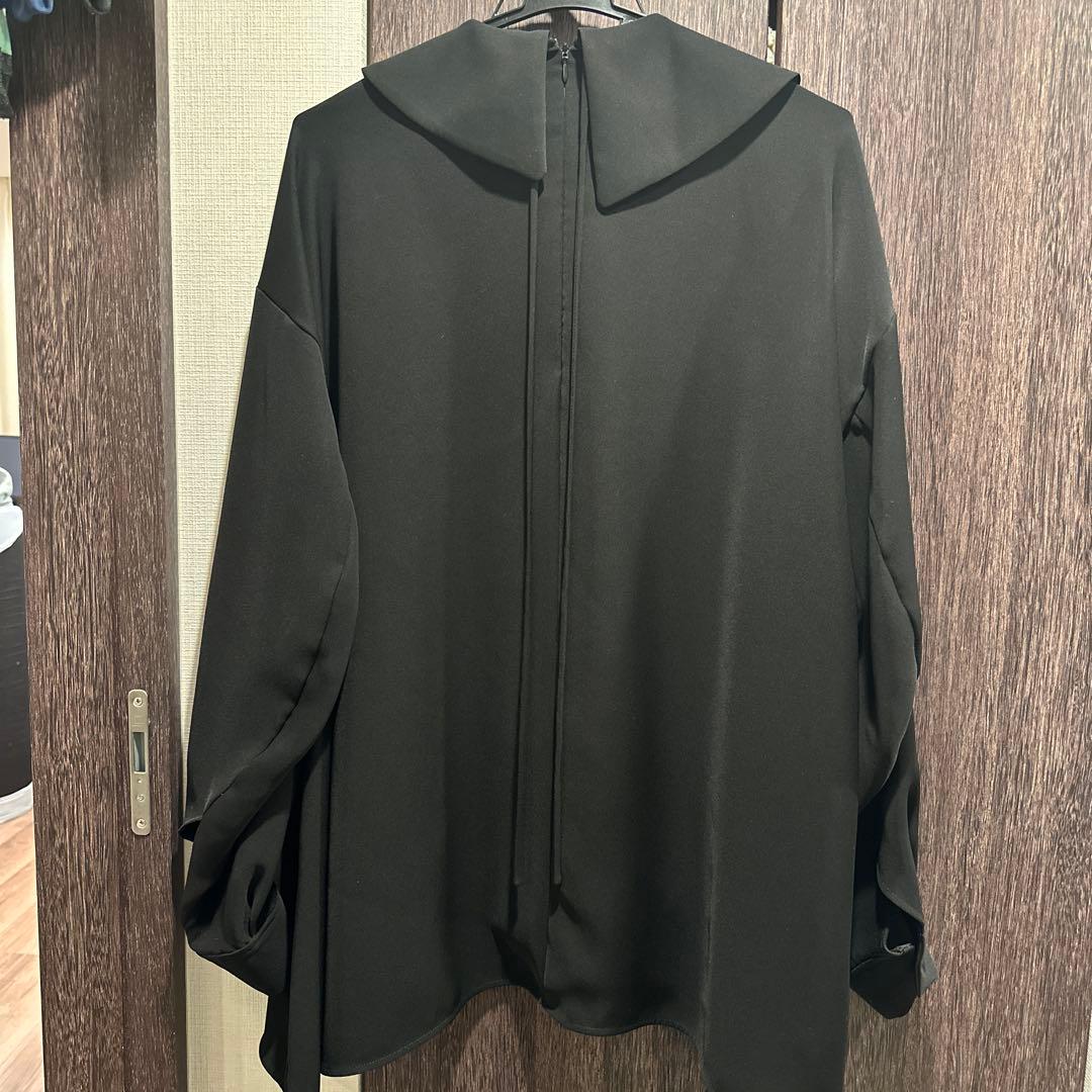 中古】ENFOLD PEツイル アシンメカラーBLOUSE 38