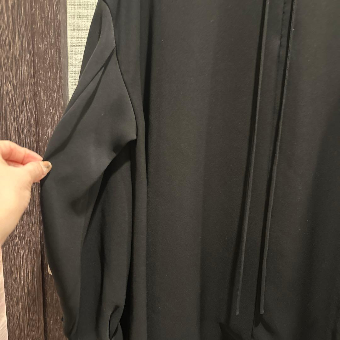 中古】ENFOLD PEツイル アシンメカラーBLOUSE 38