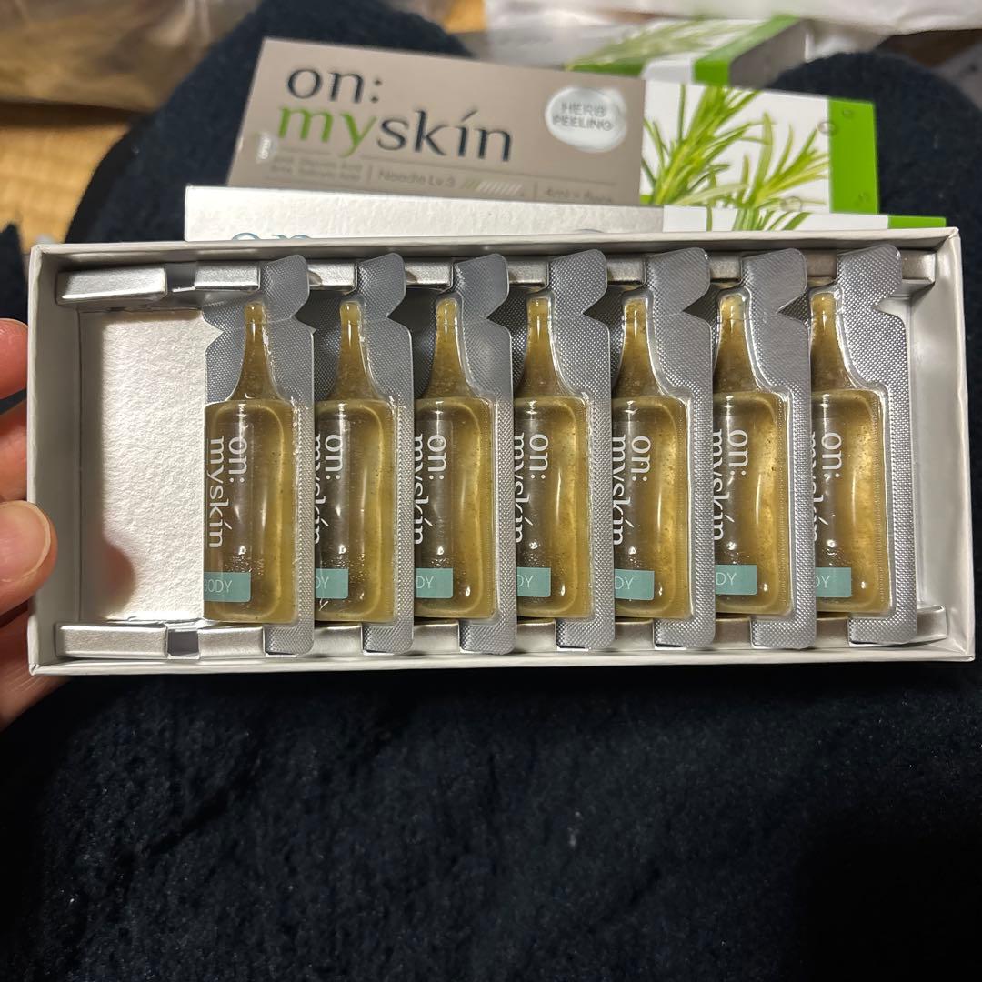 未使用3箱 on: my skin ハーブピーリング ボディー用残り7pcs