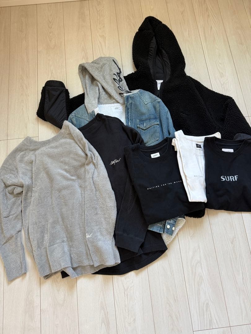 wtwアウターTシャツのセット売りです。 VINTAGE ストリート ウォッシュ加工 Tシャツ T781 | wshot