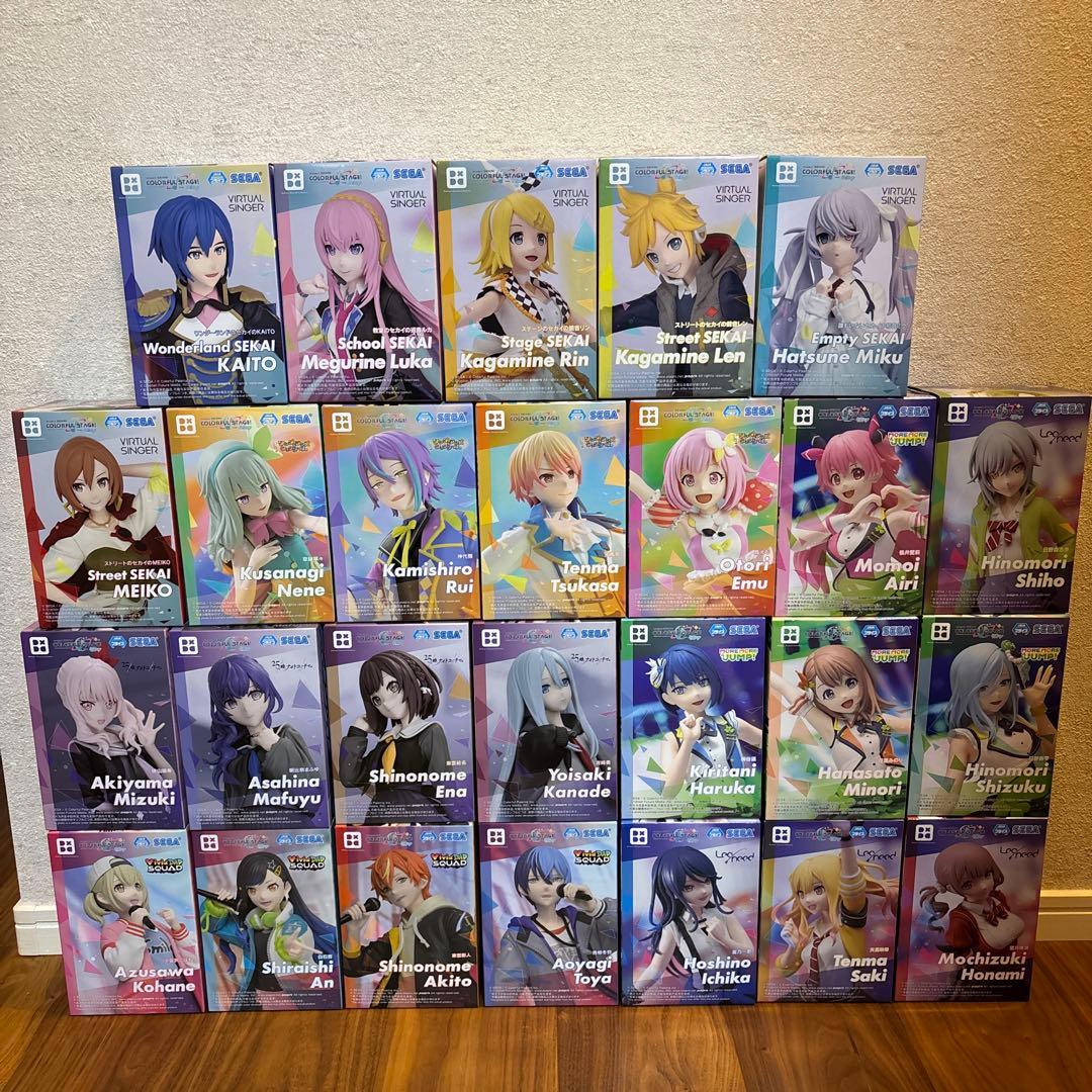 プロジェクトセカイ　フィギュア　全26種セット セガ ラッキーくじ『プロジェクトセカイ カラフルステージ！ feat