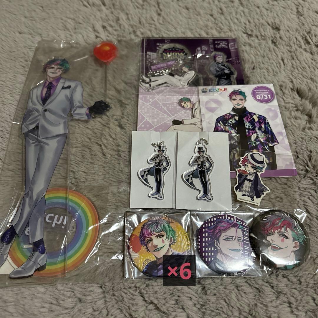 ジョー力一 グッズセット アクスタ 缶バッジ にじさんじ - メルカリ