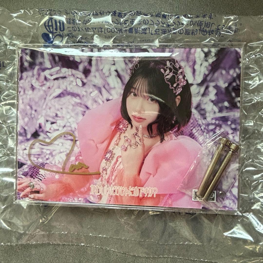 桜庭遥花 CUTIE STREET ラッフル 直筆サイン入りアクリルフォトパネル