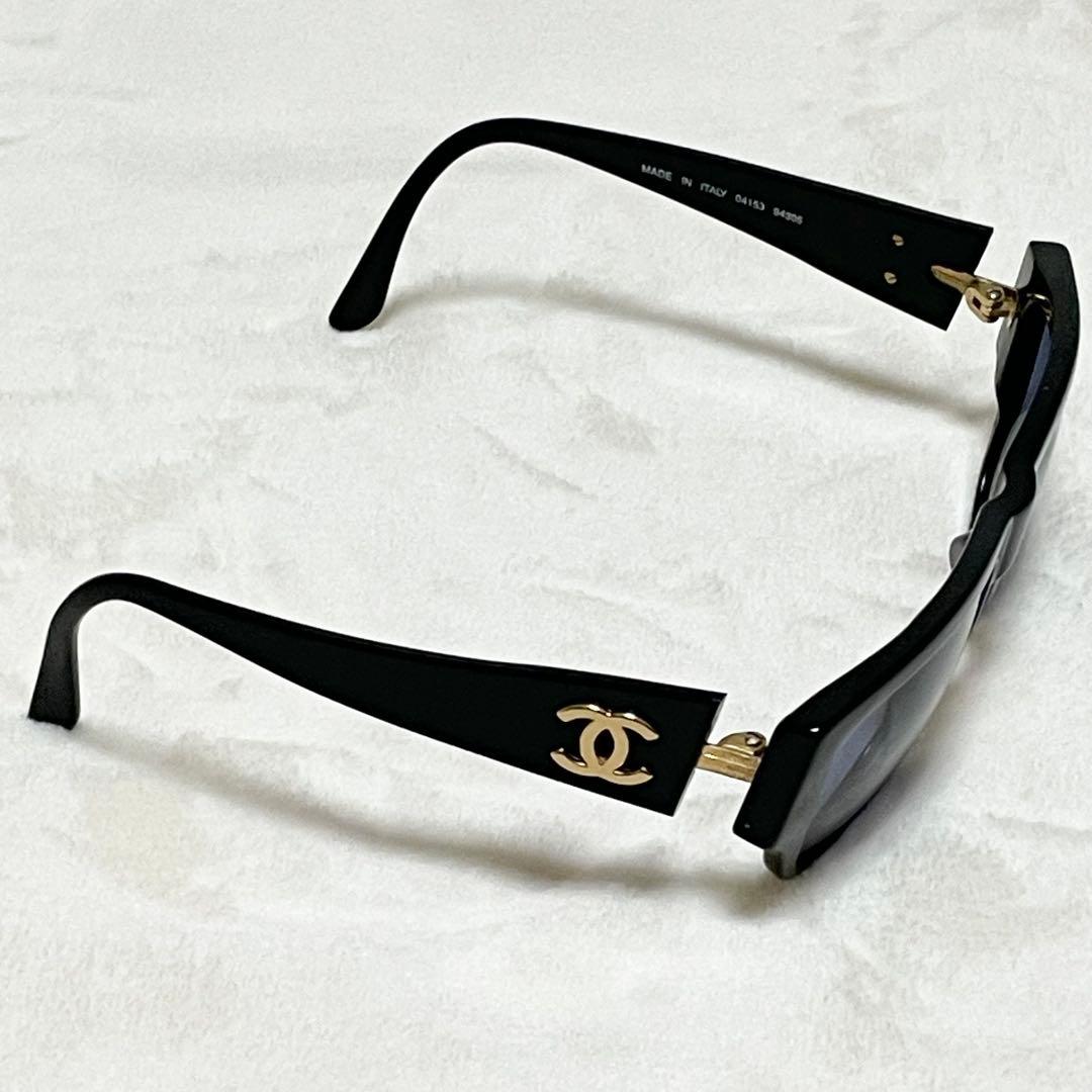 極美品 希少 CHANEL シャネル サングラス ココマーク ゴールドロゴの