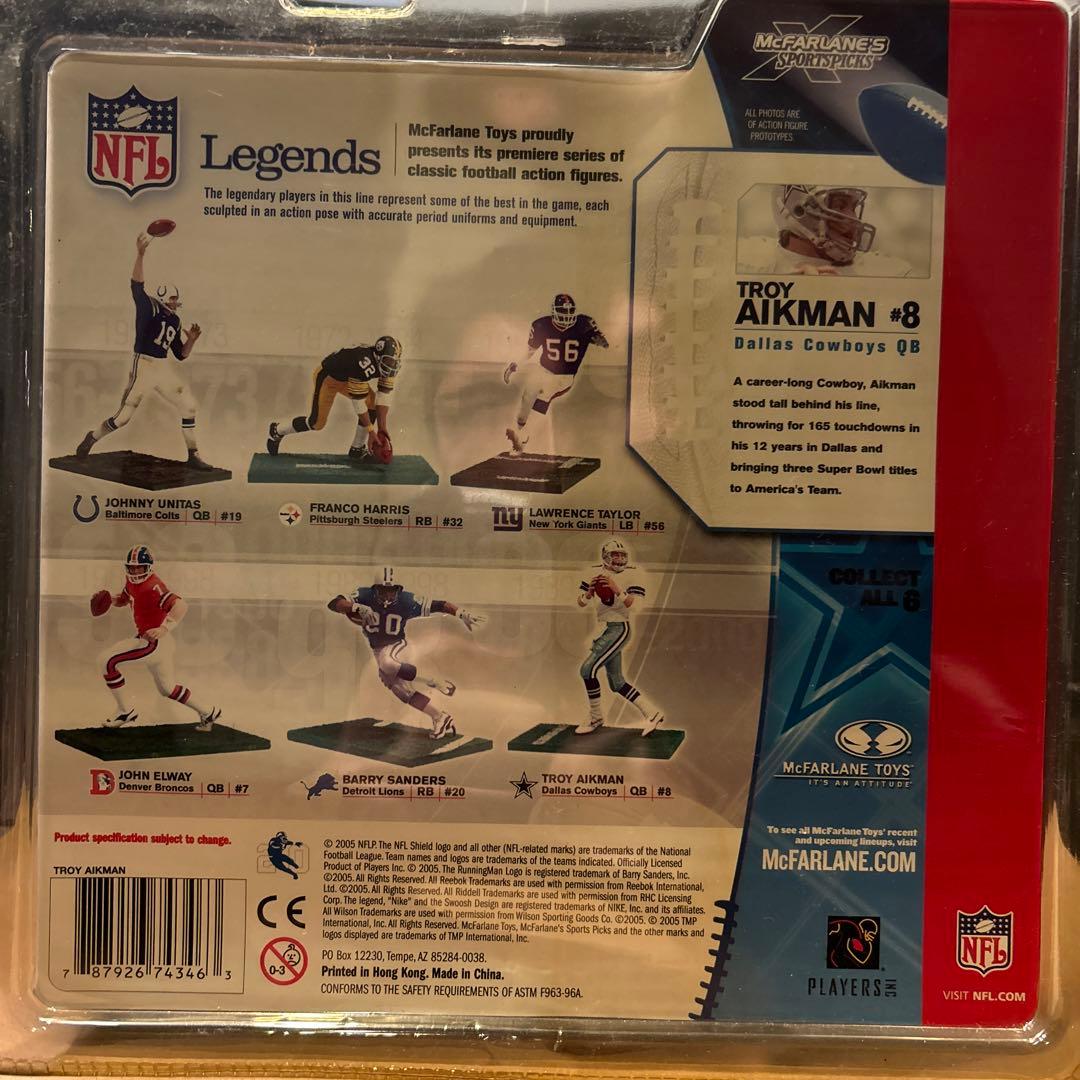 マクファーレントイズ NFLレジェンズシリーズ トロイ・エイクマン