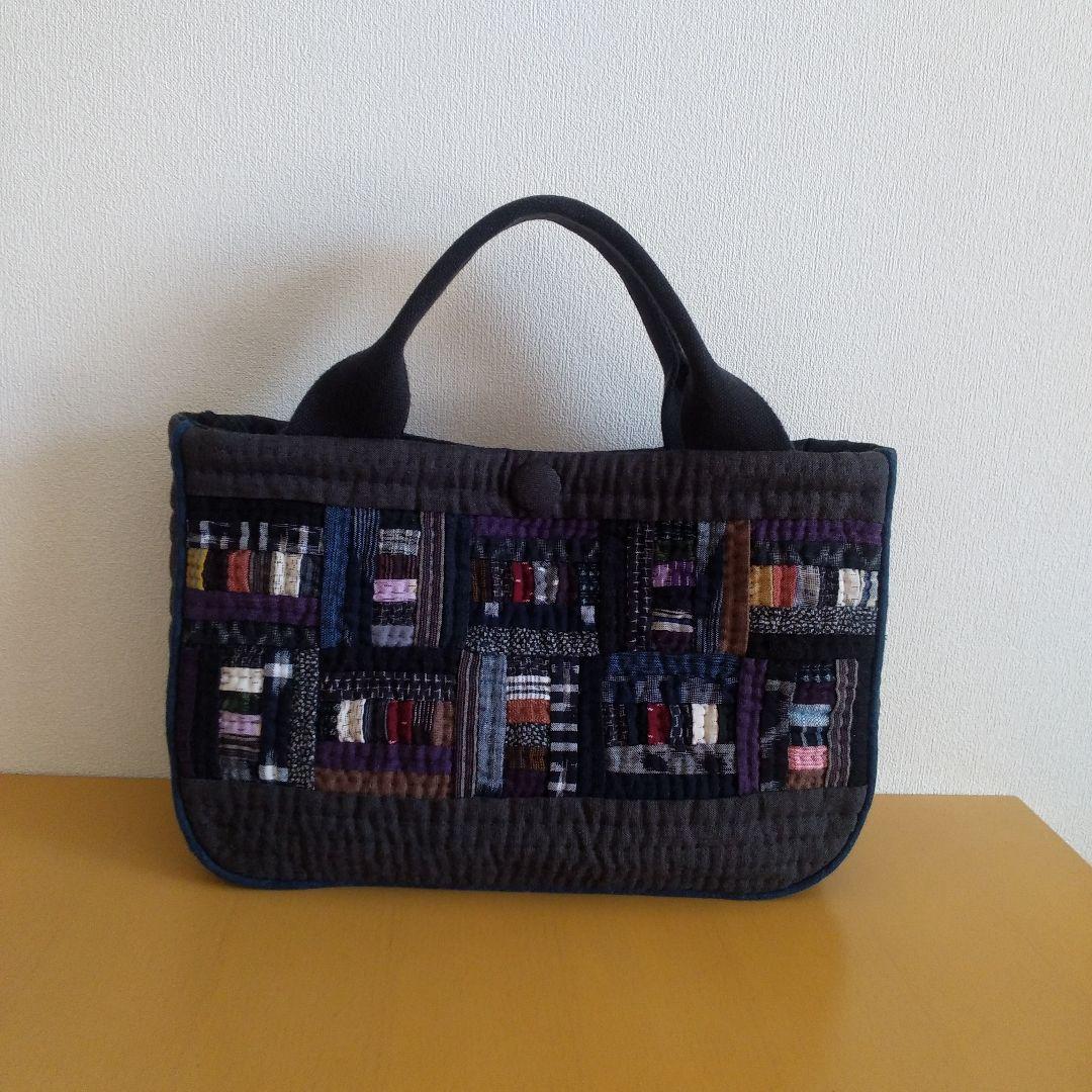 パッチワーク 久留米絣のバッグ ハンドメイド - メルカリ