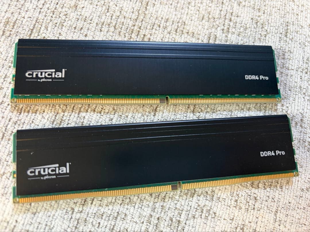 crucial DDR4 Pro 64GBメモリー Crucial Pro 64GB Kit (32GBx2) DDR4-3200 UDIMM | CP2K32G4DFRA32A