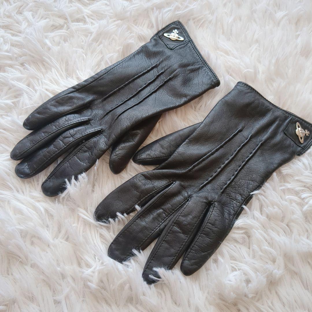 Vivienne Westwood ヴィヴィアンウエストウッド 羊革手袋 オーブ