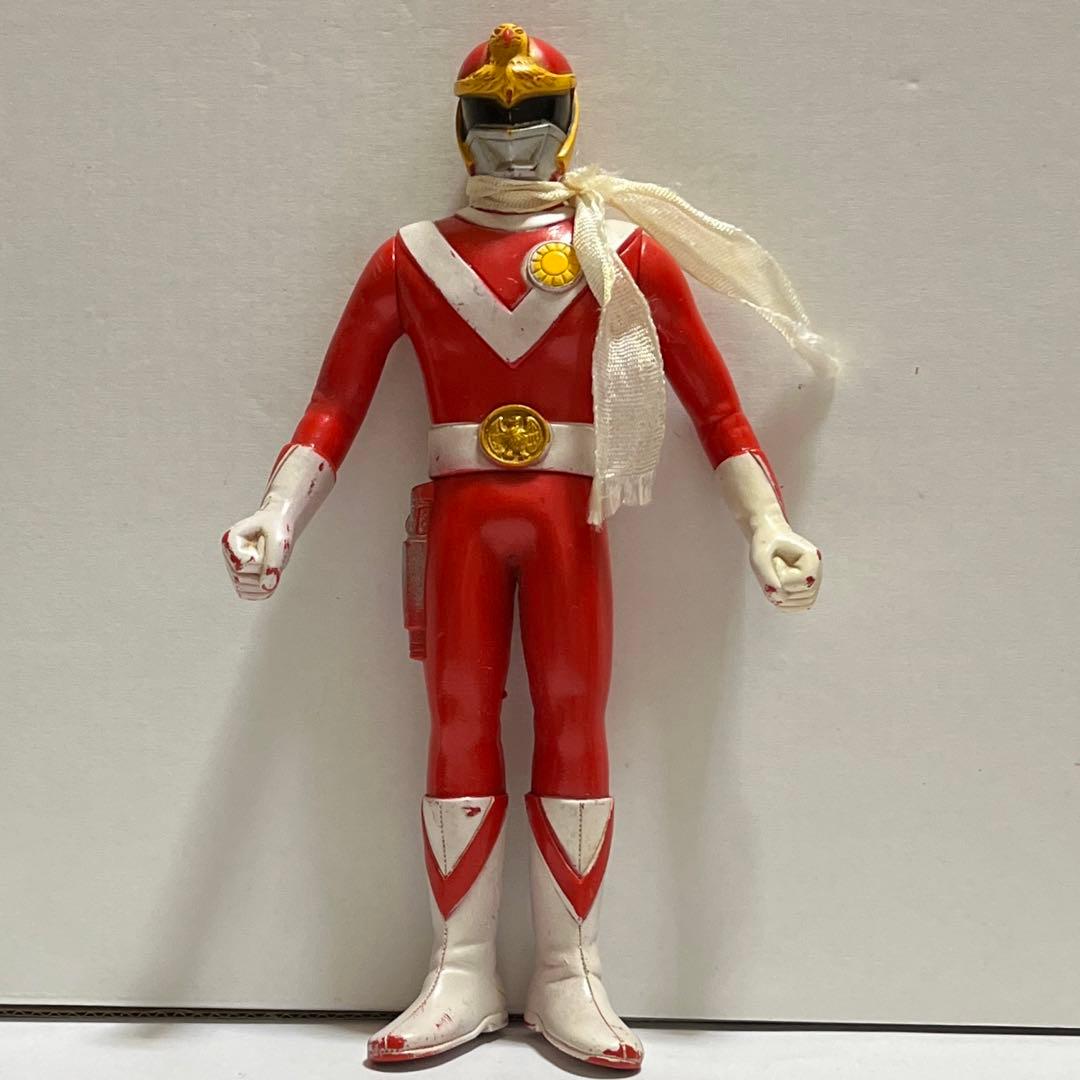 ☆サンバルカン バルイーグル バルパンサー バルシャーク ソフビ 16.5