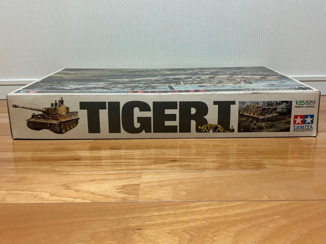 当時物 小鹿タミヤ 1/25 ドイツ陸軍重戦車 タイガーI型 リモコンタンク