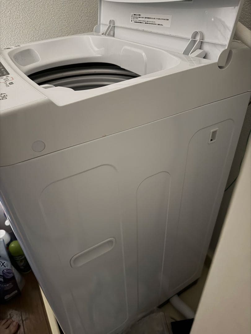 10月末まで 2024年製 Hisense洗濯機 4.5kg HW-K45E