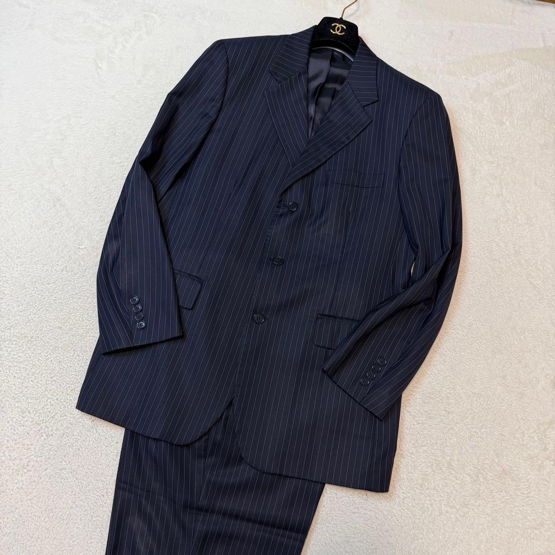 USA製 最高級サクソン ブルックスブラザーズ 1818 セットアップ 紺