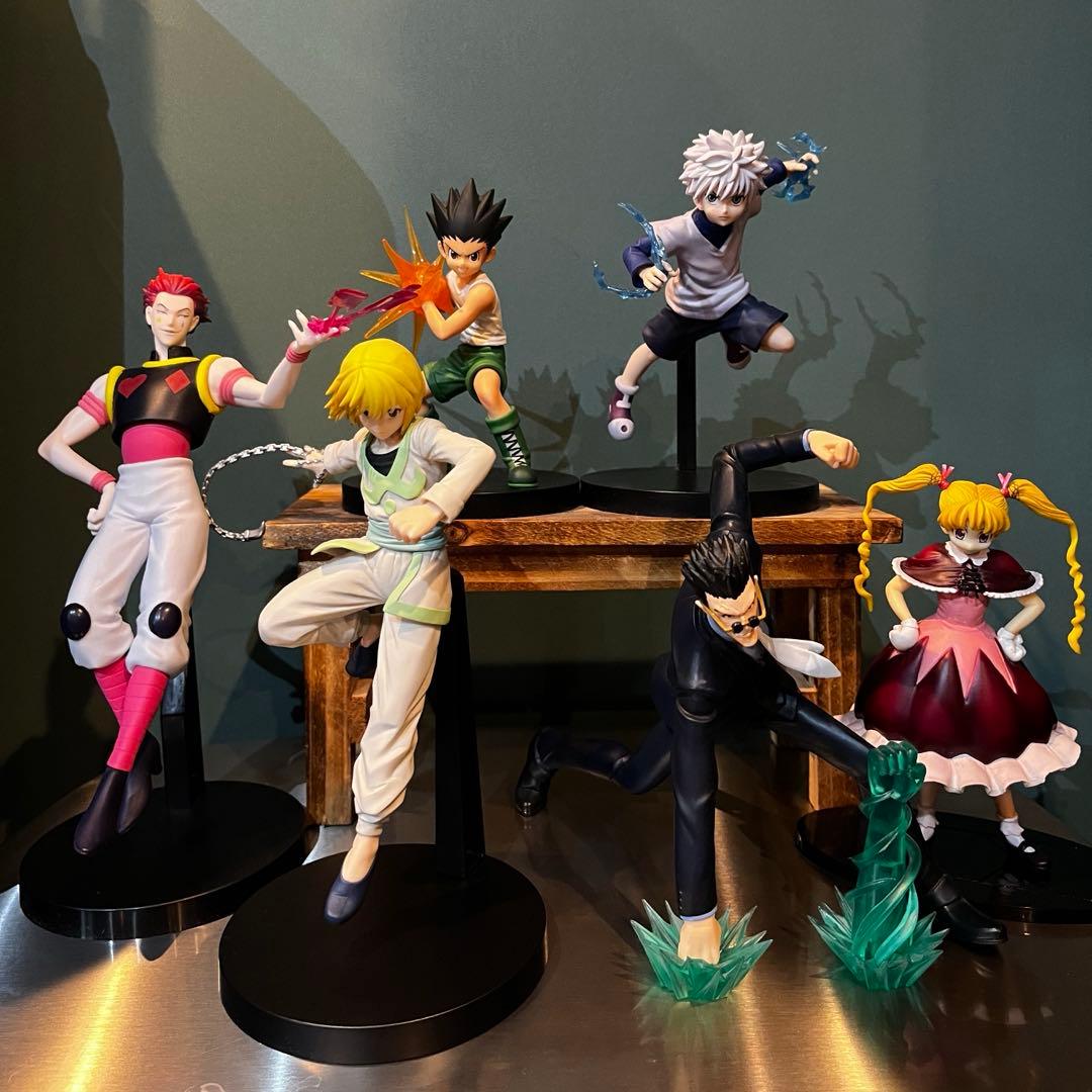 ハンターハンターフィギュアセット ヒソカ クラピ ゴン キルア ビスケ