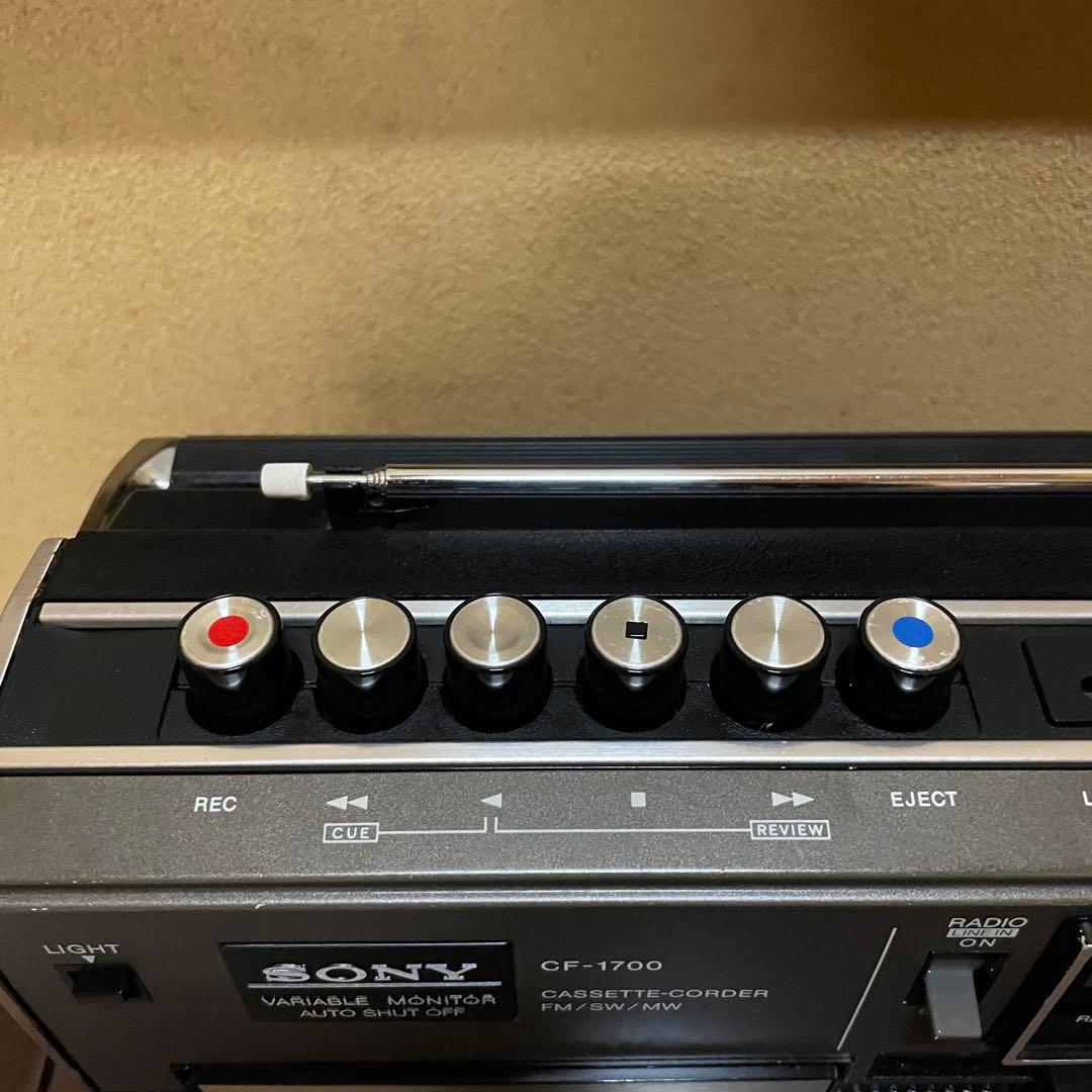 SONY／ラジカセ／CF-1700／メンテナンス済み／メンテセット付き - メルカリ