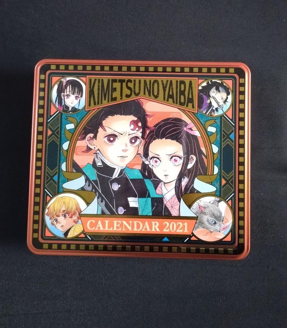 鬼滅の刃 コミックカレンダー 2021 特製缶入り日めくりカレンダー 鬼滅の刃』 コミックカレンダー2021 特製缶入り 日めくりカレンダー