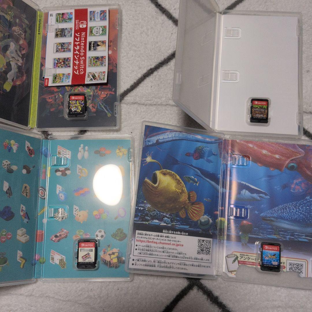 switch ソフト スプラトゥーン3 マイクラ アソビ大全 釣りスピ - メルカリ