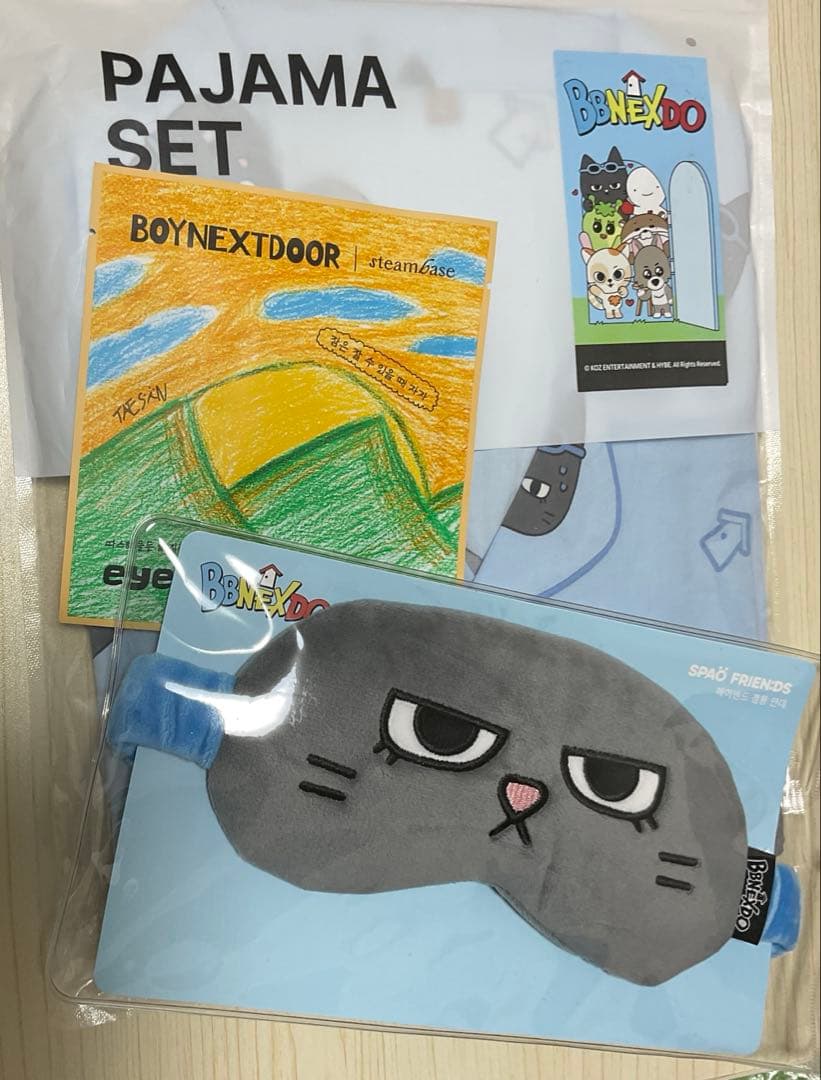 テサン boynextdoor SPAO パジャマ ボネクド セット BOYNEXTDOOR SPAO with BBNEXDO ＼ プネクドのパジャマ Qoo10予約開始