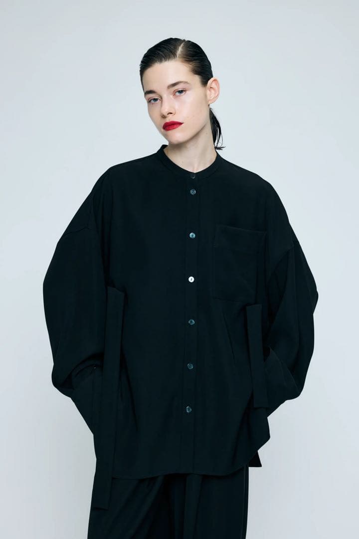 【完売品】ENFOLD MANY-STYLE OVER SHIRT ブラック ENFOLD(エンフォルド) MANY-STYLE OVER SHIRT - COLDBECK ONLINE