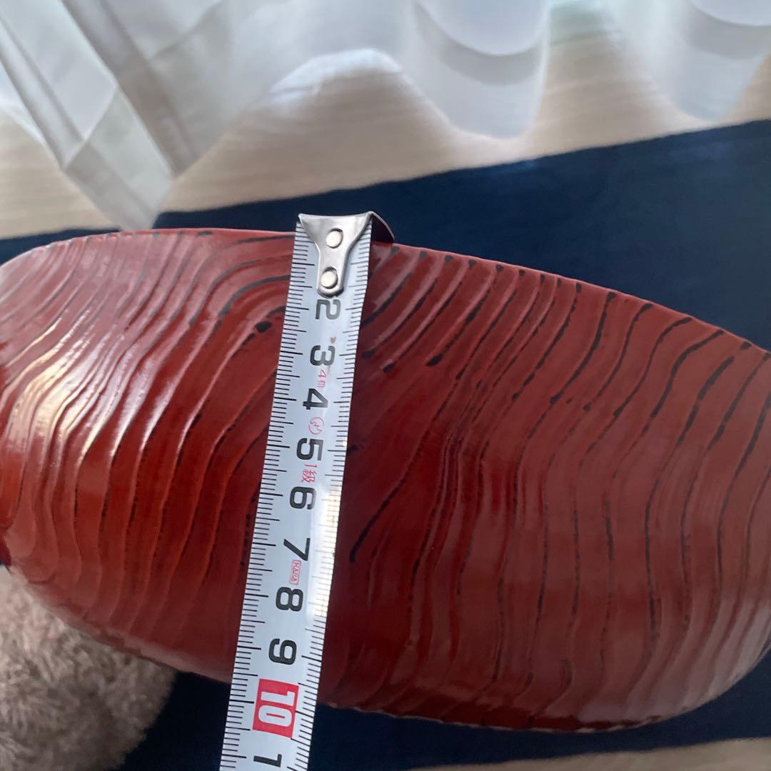 山中木製漆器 根来塗 杉 大鉢