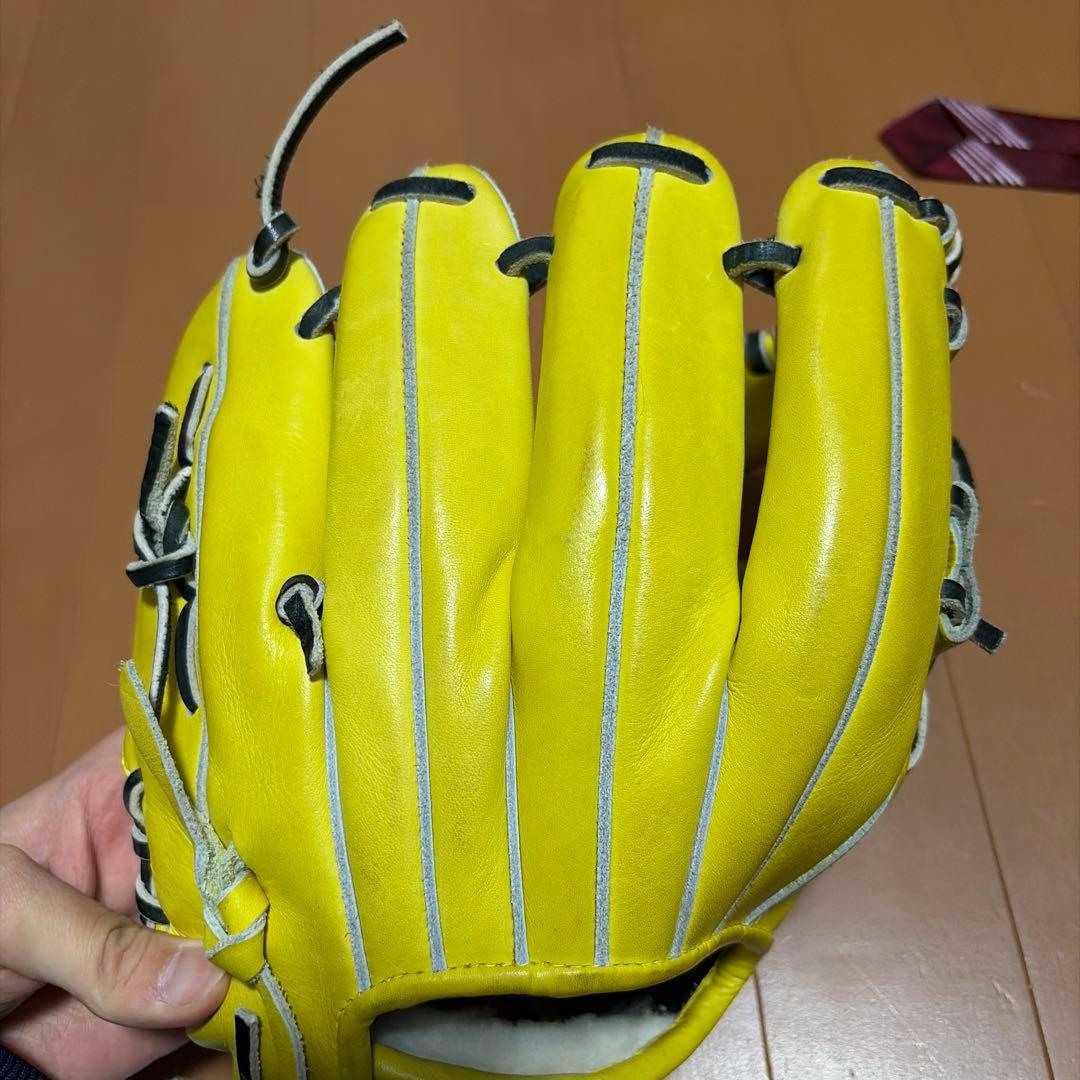 ミズノプロ軟式5DNA イエロー内野用 フランクリン手袋 値下げ可 - メルカリ