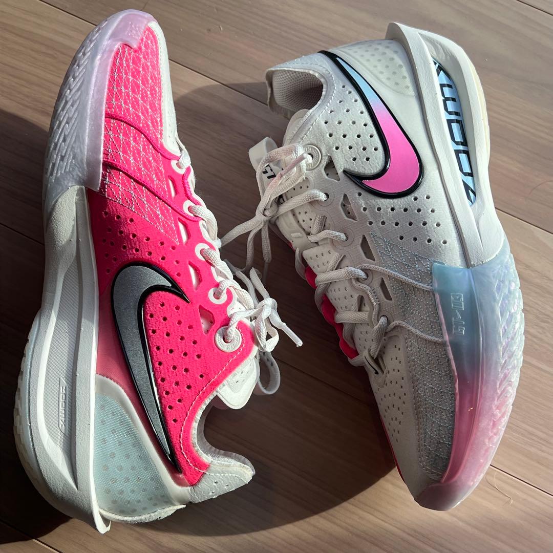 Nike GT Cut バスケットボールシューズ ホワイト/ピンク - メルカリ