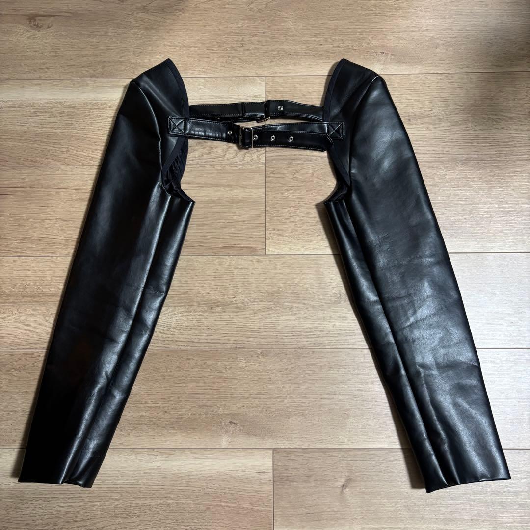 comme des garcons homme plus レザー アームカバー - メルカリ