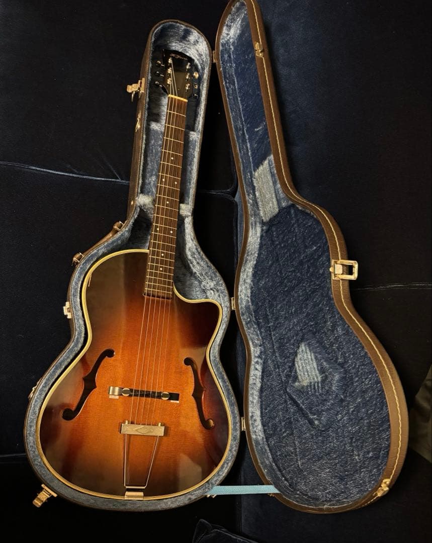 レア】K.Yairi アーチトップギター ※エレアコ化＆メンテナンス済