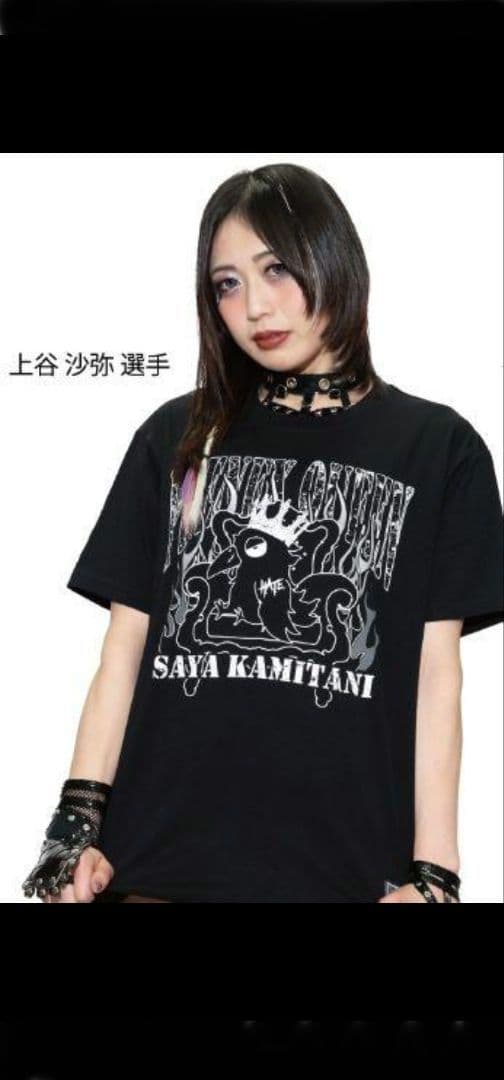 STARDOM 上谷沙弥Tシャツ PHENEX QUEEN ストラップ付き 新品 - メルカリ