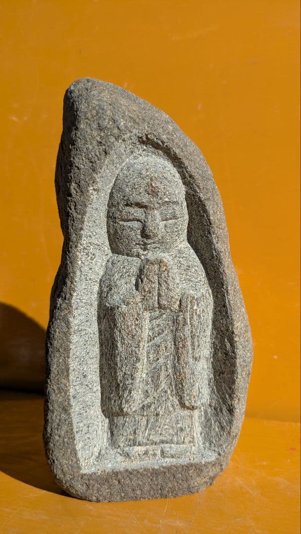 石仏、地蔵菩薩、15センチの地蔵、倉田辰彦作 石仏、地蔵菩薩、15センチの地蔵、倉田辰彦作 【公式通販】