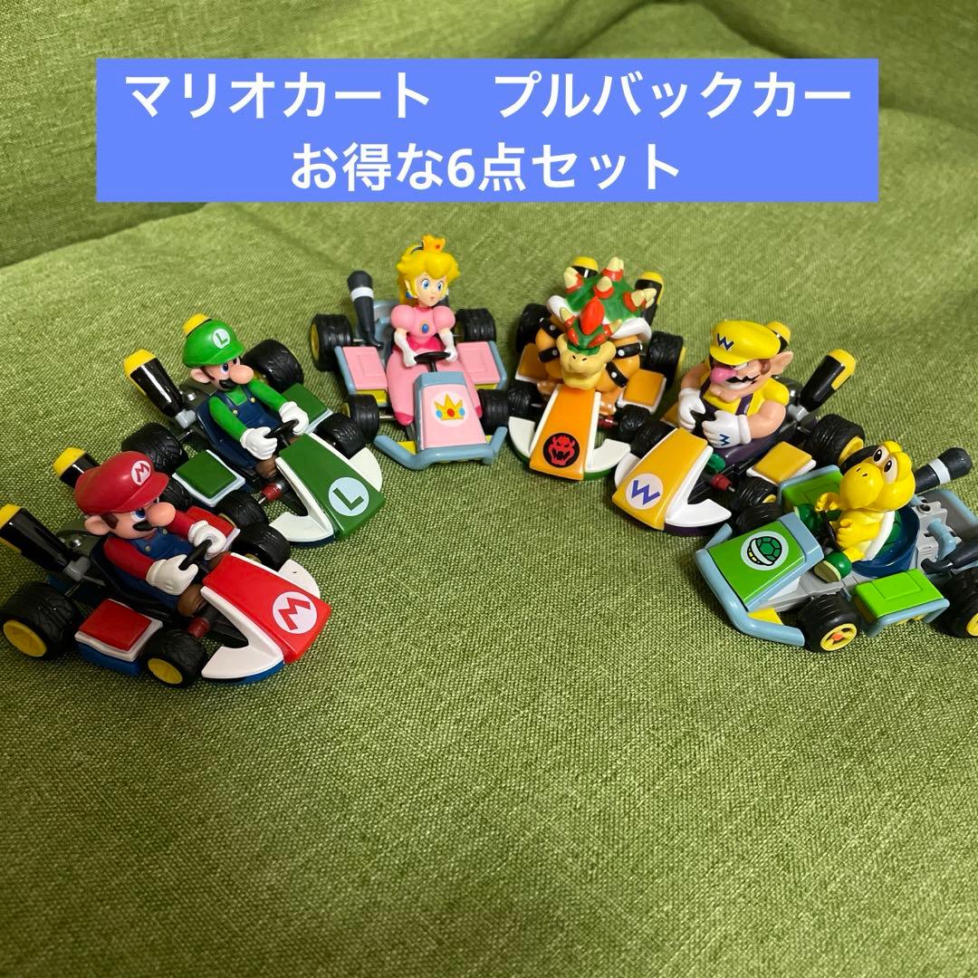 マリオカート フィギュア プルバックカー お得な6点セット - メルカリ