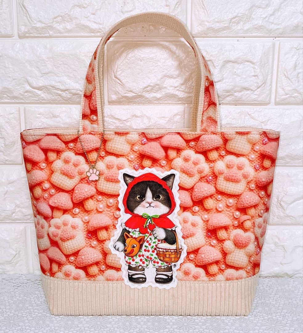 ミニトートバッグ＆トート風ミニポーチ＆まぁるい巾着♡コヤンイサム