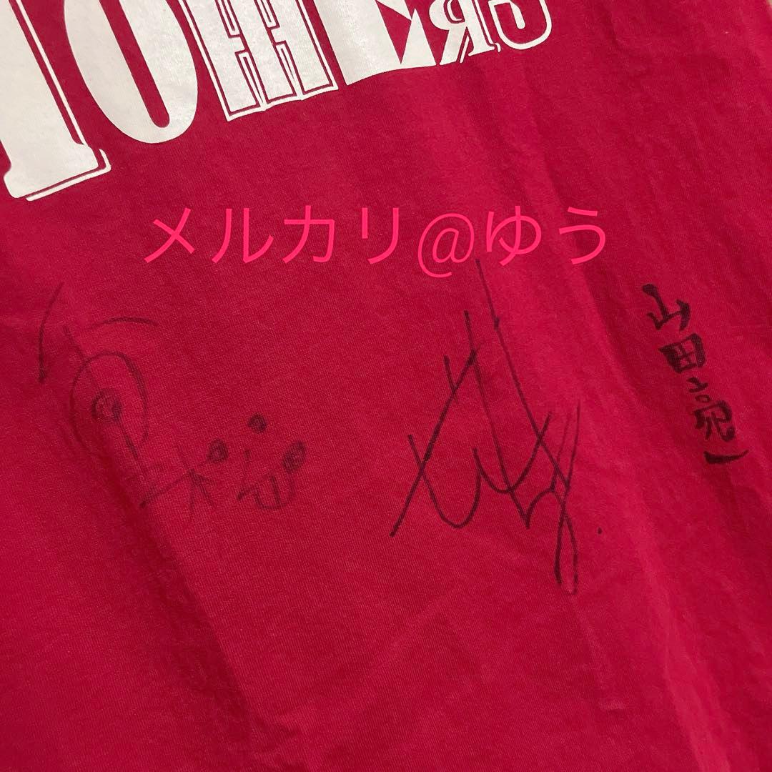 激レア】バズマザーズ 山田亮一 サイン入りTシャツ ハヌマーン バンT