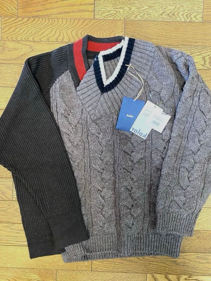 Kolor 21AW クレイジーパターンニット サイズ3 タグ付き 美品 - メルカリ