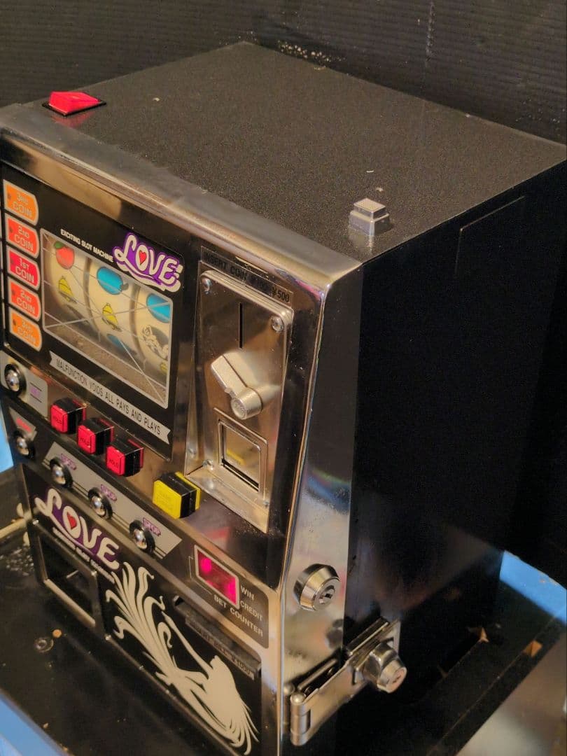 卓上ミニスロット「LOVEラブ」レトロゲーム機 卓上ゲーム レア希少