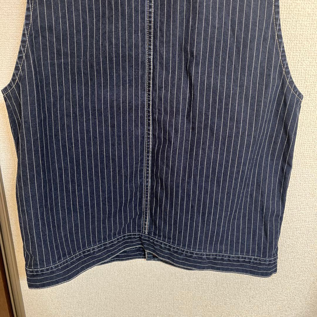 Schott/ショット/ヒッコリーベスト/ほぼ未使用/インディゴ/サイズM