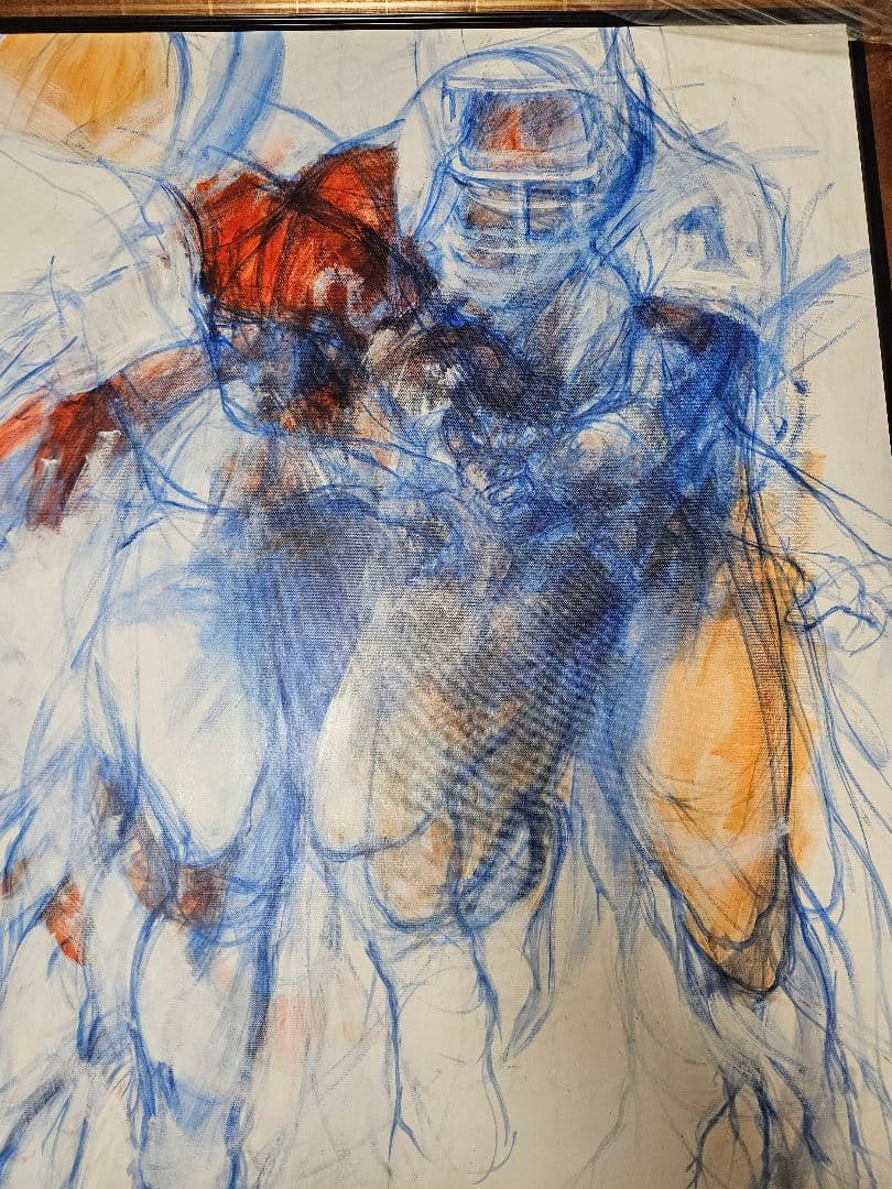 Ralf Augsburger S50号の傑作 躍動感溢れるアブストラクトアート 限定30枚】Convergence 1952 - printed in 1991 (Small) / ジャクソン