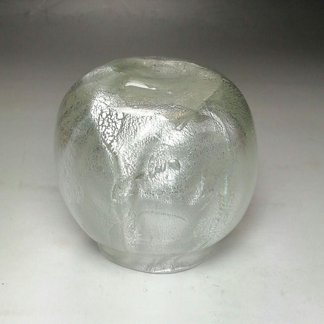 S714 茶入 『銀彩硝子 茶入』『伊藤直仁』 共箱 茶道具 - karlan