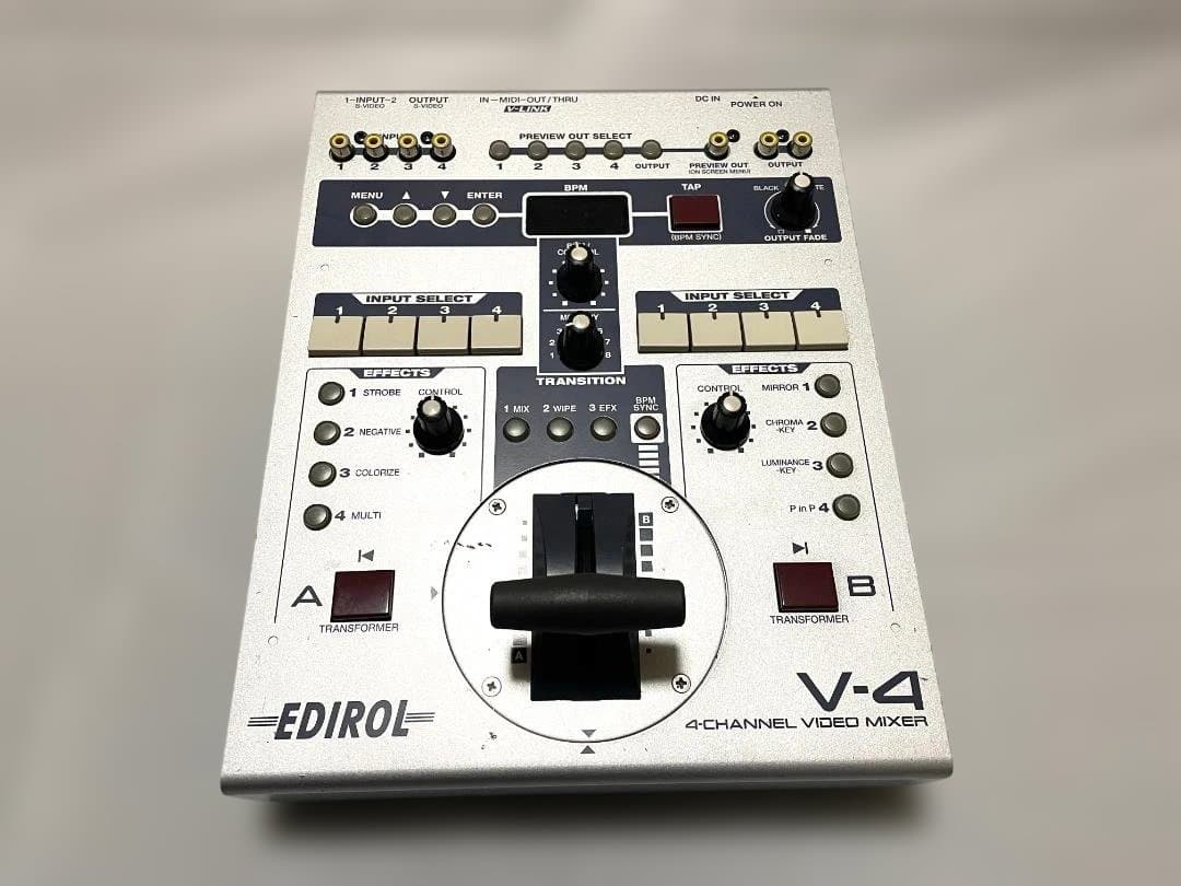 Edirol V-4 4チャンネルビデオミキサー Edirol V-4 Four Channel Video Mixer – SoundandVideoRentals.com