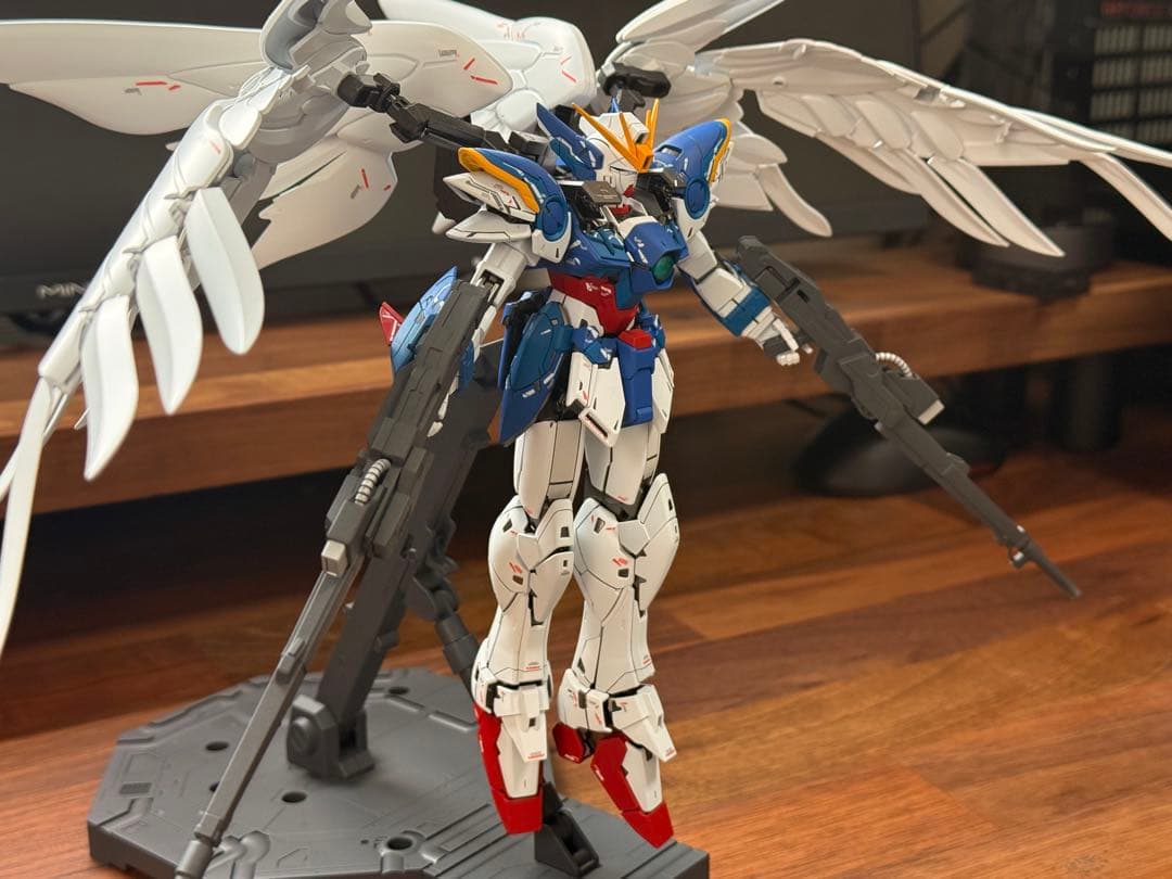 は*ま様 MG ウイングガンダムゼロEW Ver.Ka 1/100 全塗装 改修 MGウイングガンダムゼロEW Ver.Ka全塗装