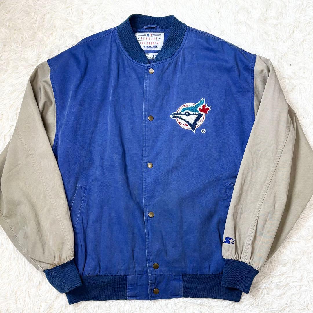 Starter MLB トロントブルージェイズ コットンボタンスタジャン - メルカリ