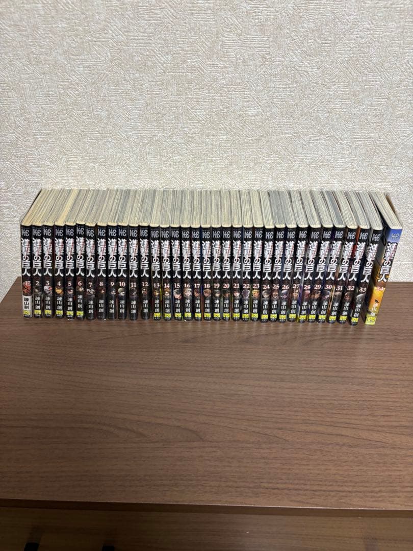 進撃の巨人　全巻初版帯付き 全巻初版帯付き】進撃の巨人 ビフォーザフォール 全巻 セット - メルカリ