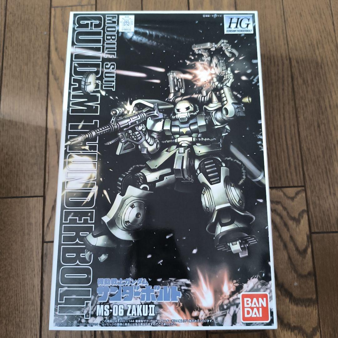 HG 量産型ザク　サンダーボルト版　未開封 HG 量産型ザク サンダーボルト版 未開封 - メルカリ