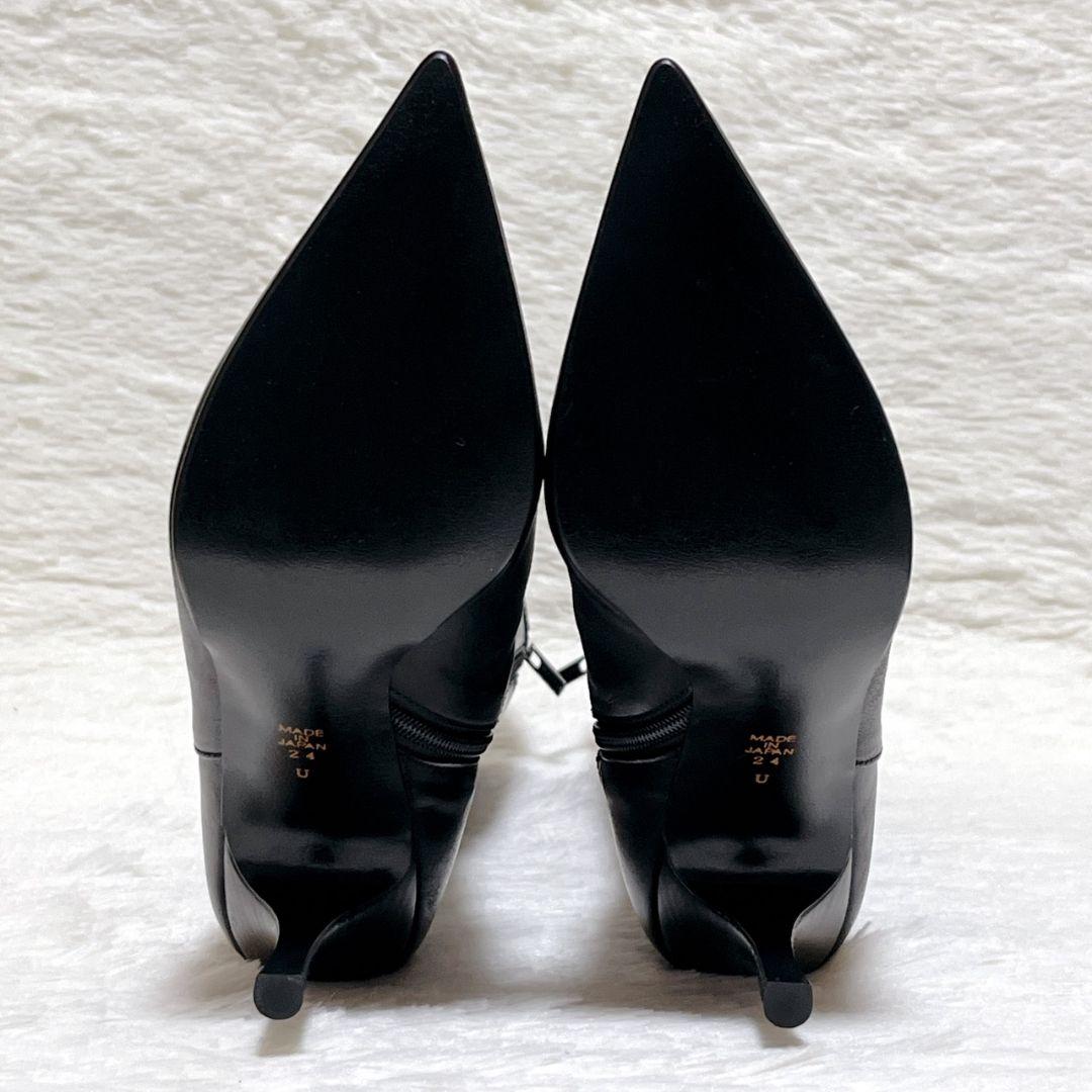 極美品】DIANA ダイアナ ロングブーツ 黒 24cm レザー 日本製 美脚