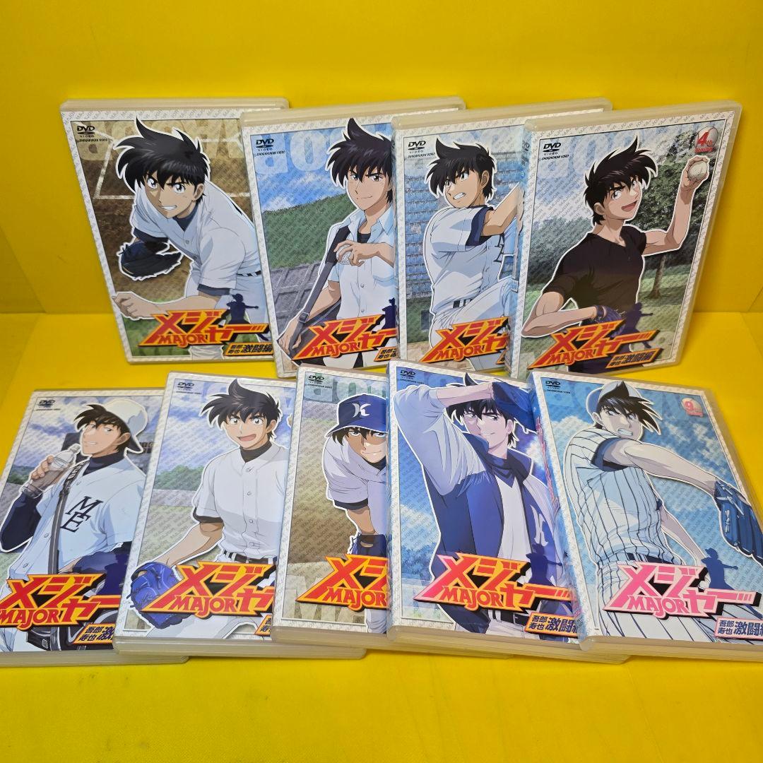 新品ケース交換済み　メジャー1期～6期+セカンド+劇場版　DVD全74巻セット