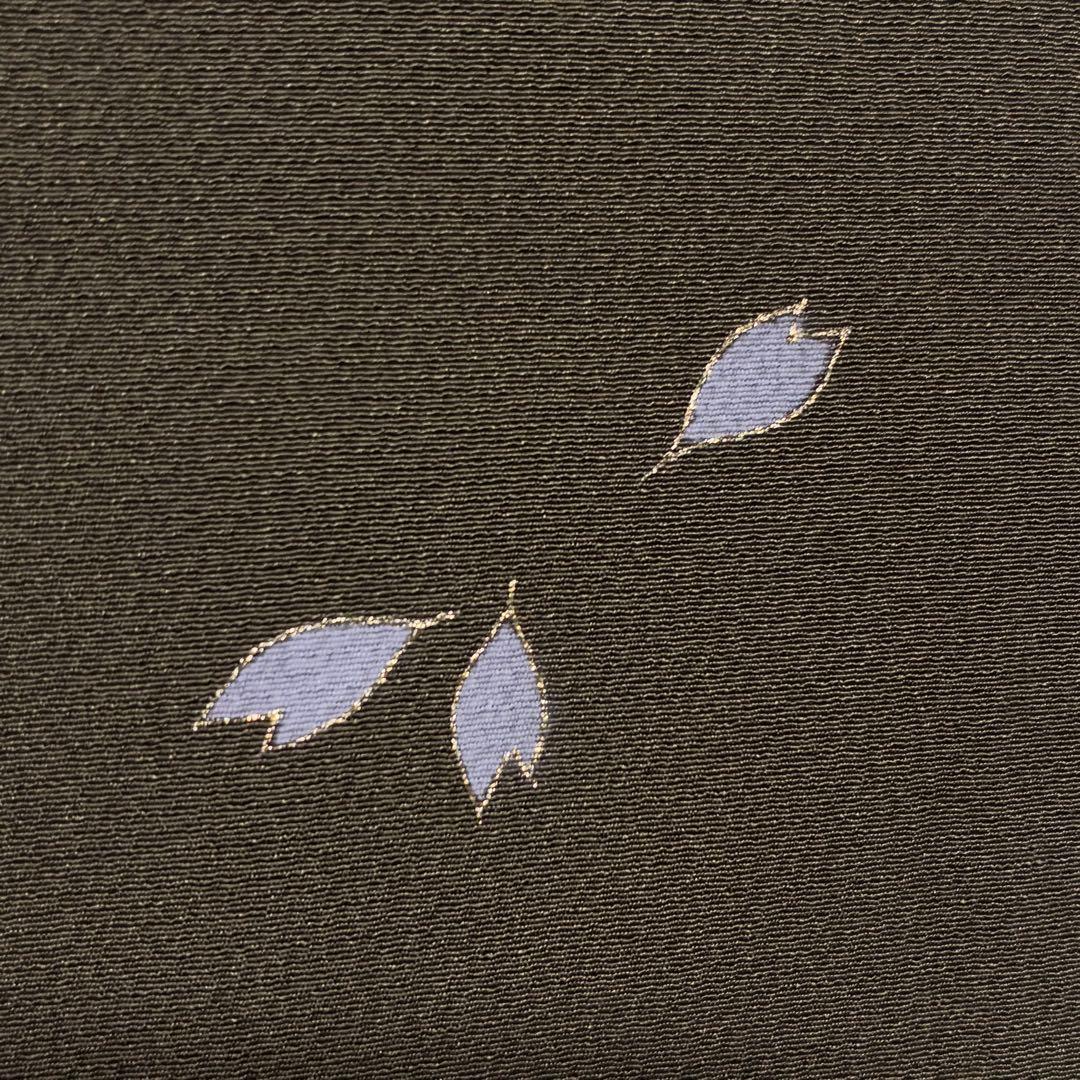 D209 訪問着 ジュサブロー 花びら 正絹 着物 袷 しつけ糸付き未使用極