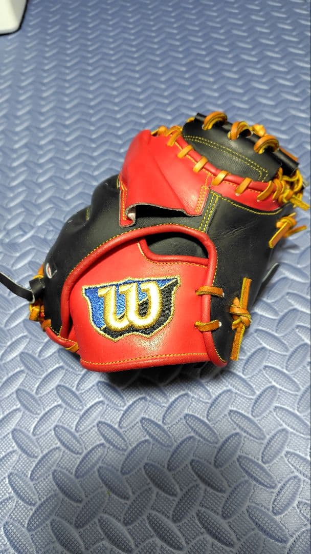 ウイルソン　キャッチャーミット　型付け　ラベル交換済み ウイルソン キャッチャーミット 型付け ラベル交換済み ウイルソン