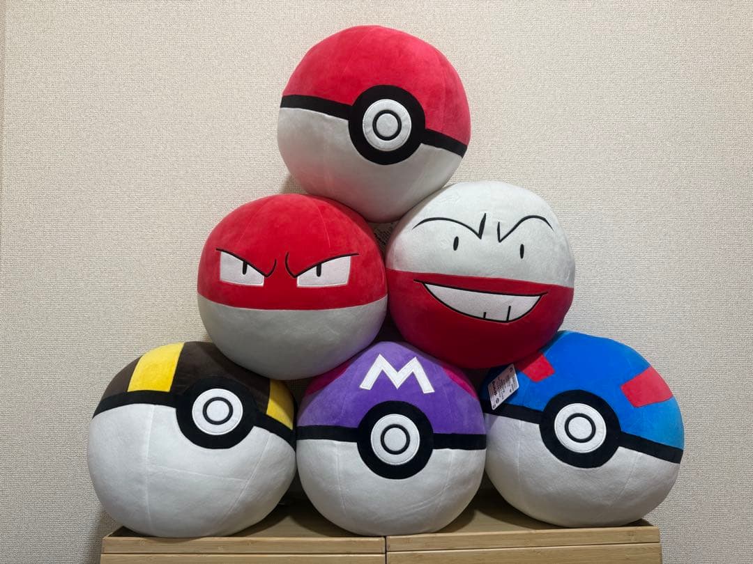 ポケモン めちゃもふぐっとぬいぐるみ モンスターボール 6個セット