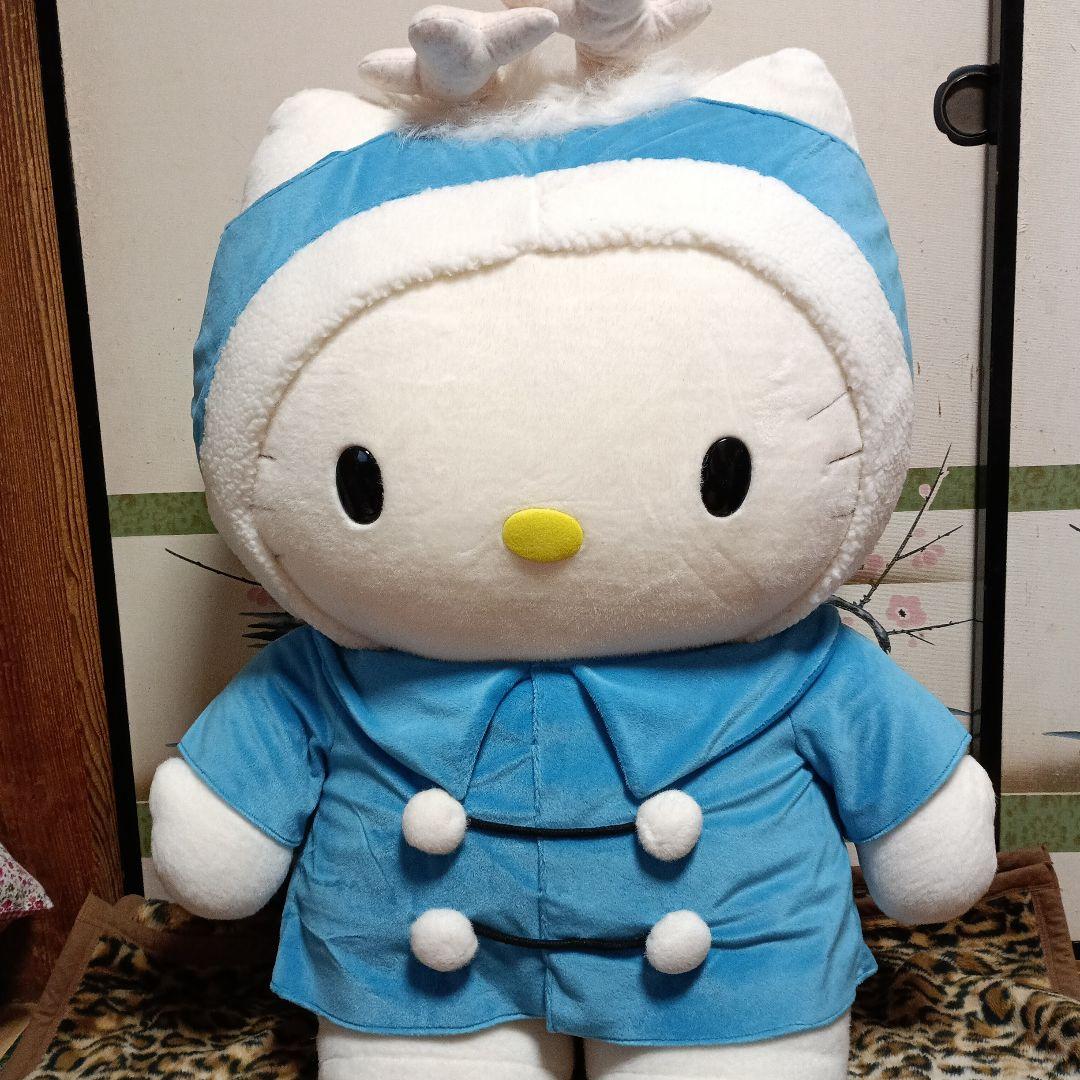 ハローキティ 　特大ぬいぐるみ ハローキティ」約42cmのビッグサイズのぬいぐるみが登場！『ハロー