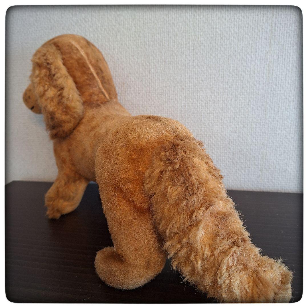 戦前 ドイツ】 ダックスフント アンティーク ぬいぐるみ 貴重 グラス