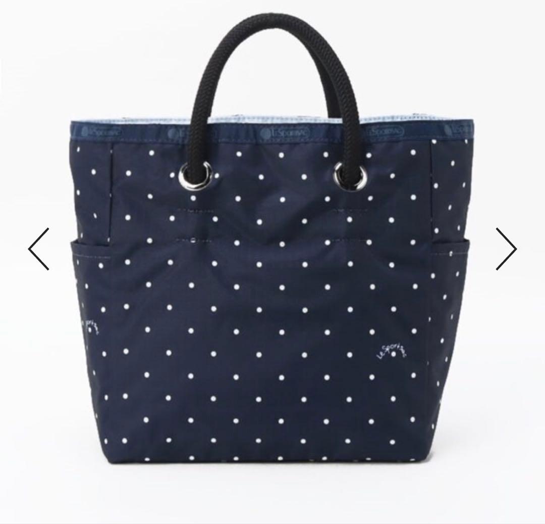 レスポートサック MEDIUM 2 WAY TOTE ネイビープティドット - メルカリ